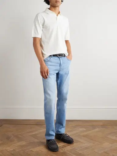 ELEVENTY Garment-Dyed Cotton Polo Shirt - Men | Thumbnail 2 ELEVENTY Garment-Dyed Cotton Polo Shirt - Men | Thumbnail 2