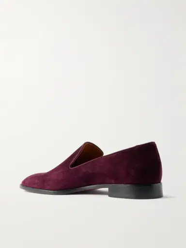 Christian Louboutin Danny Flex Grosgrain-Trimmed Suede Loafers - Men | Thumbnail 4 Christian Louboutin Danny Flex Grosgrain-Trimmed Suede Loafers - Men | Thumbnail 4