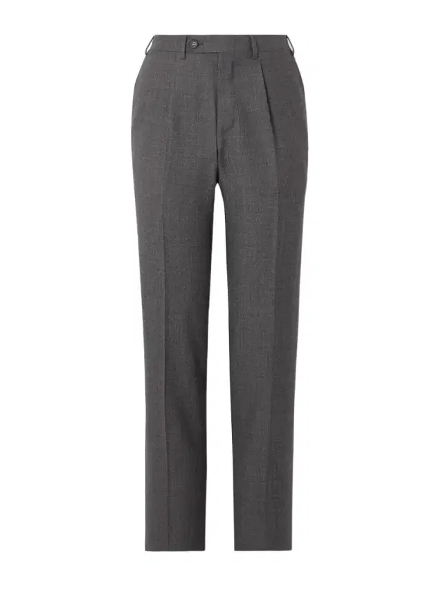 Canali Straight-Leg Pleated Wool Suit Trousers - Men