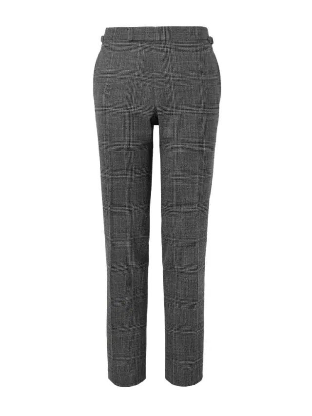 Shelton Slim-Fit Straight-Leg Prince of Wales Checked Wool and Silk-Blend Suit Trousers - Men