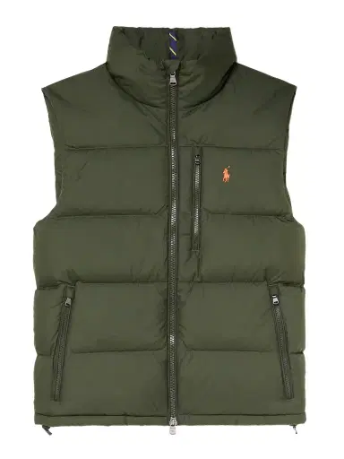 Polo Ralph Lauren Gorham Logo-Embroidered Quilted Padded Shell Down Gilet - Men | Thumbnail 1 Polo Ralph Lauren Gorham Logo-Embroidered Quilted Padded Shell Down Gilet - Men | Thumbnail 1