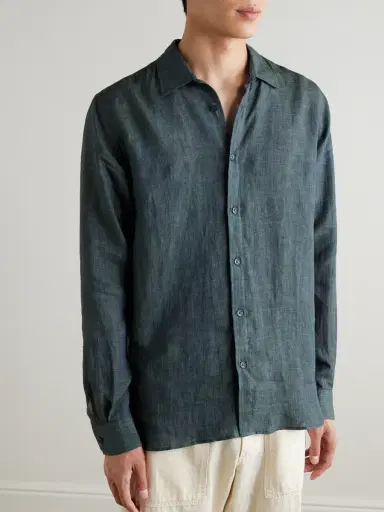Orlebar Brown Justin Linen Shirt - Men | Thumbnail 3