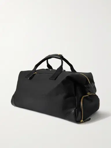 Bennett Winch Weekender Leather-Trimmed Cotton-Canvas Holdall - Men | Thumbnail 3