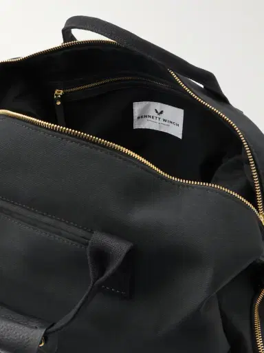 Bennett Winch Weekender Leather-Trimmed Cotton-Canvas Holdall - Men | Thumbnail 5