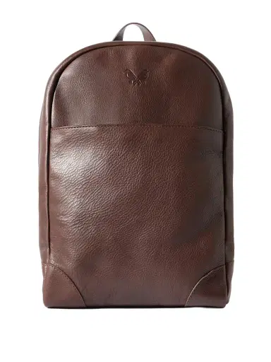 Bennett Winch Logo-Debossed Full-Grain Leather Backpack - Men | Thumbnail 1 Bennett Winch Logo-Debossed Full-Grain Leather Backpack - Men | Thumbnail 1