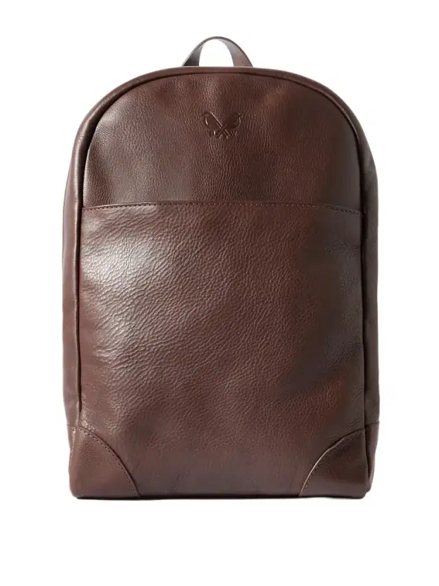 Bennett Winch Logo-Debossed Full-Grain Leather Backpack - Men