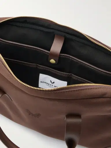 Bennett Winch Cotton-Canvas and Full-Grain Leather Briefcase - Men | Thumbnail 5 Bennett Winch Cotton-Canvas and Full-Grain Leather Briefcase - Men | Thumbnail 5