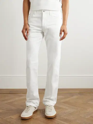 Loro Piana Quarona Slim-Fit Straight-Leg Jeans - Men | Thumbnail 3