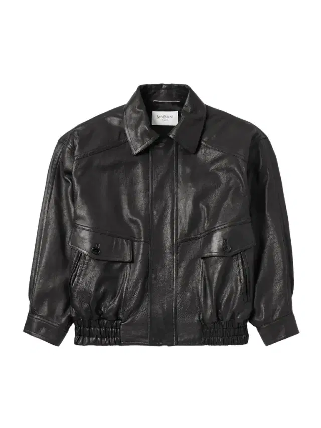 Full-Grain Leather Bomber Jacket - Men