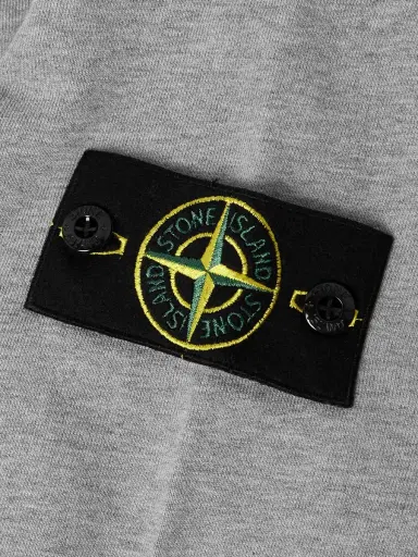 Stone Island Logo-Appliquéd Garment-Dyed Organic Cotton-Jersey Sweatshirt - Men | Thumbnail 4 Stone Island Logo-Appliquéd Garment-Dyed Organic Cotton-Jersey Sweatshirt - Men | Thumbnail 4