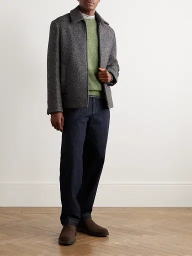Boglioli Wool and Cashmere-Blend Sweater - Men | Thumbnail 2