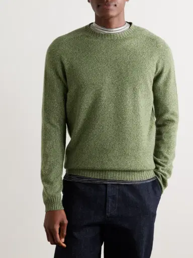 Boglioli Wool and Cashmere-Blend Sweater - Men | Thumbnail 3