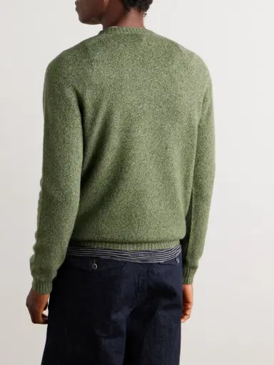 Boglioli Wool and Cashmere-Blend Sweater - Men | Thumbnail 4