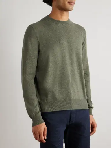Loro Piana Slim-Fit Baby Cashmere Sweater - Men | Thumbnail 3