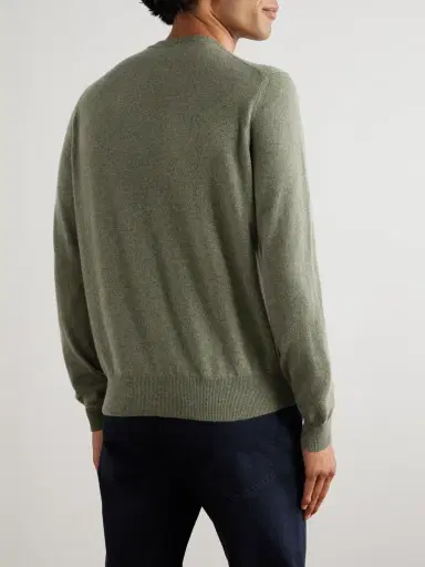 Loro Piana Slim-Fit Baby Cashmere Sweater - Men | Thumbnail 4