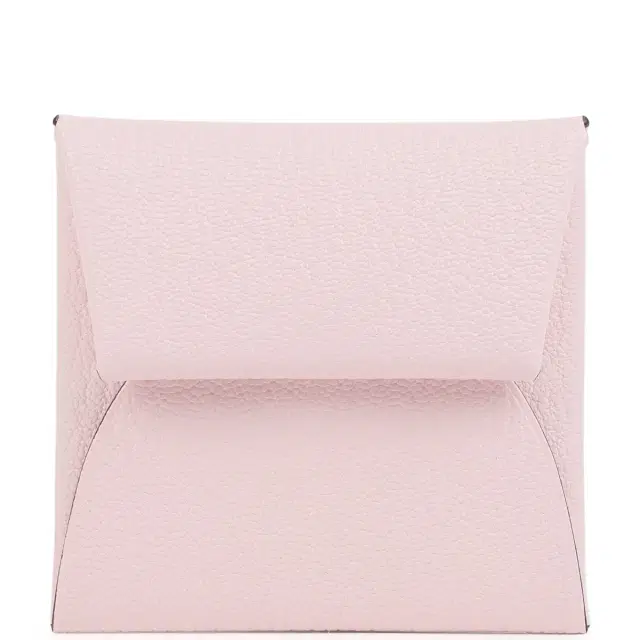 Hermes Bastia Change Purse Rose Darling Chevre Mysore Palladium Hardware