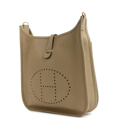 HERMÈS Hermes Evelyne III PM Trench Clemence Gold Hardware | Thumbnail 3 HERMÈS Hermes Evelyne III PM Trench Clemence Gold Hardware | Thumbnail 3