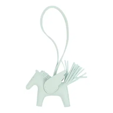 HERMÈS Hermes Pegase Rodeo Bag Charm PM Vert Peppermint Milo Lambskin | Thumbnail 1 HERMÈS Hermes Pegase Rodeo Bag Charm PM Vert Peppermint Milo Lambskin | Thumbnail 1