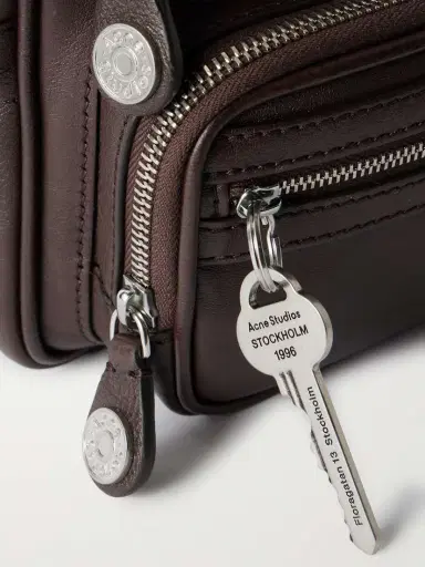 Acne Studios Camero Party Textured-leather Shoulder Bag | Thumbnail 4 Acne Studios Camero Party Textured-leather Shoulder Bag | Thumbnail 4