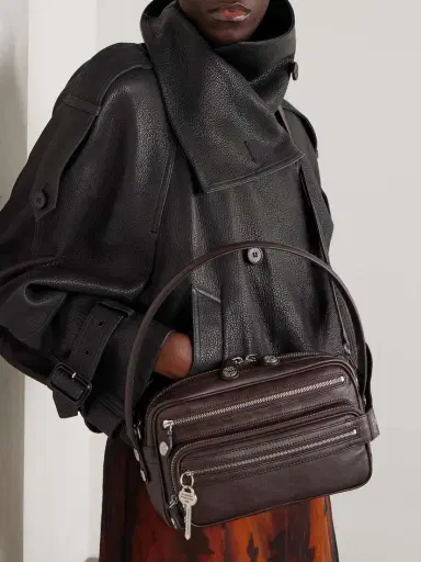 Acne Studios Camero Party Textured-leather Shoulder Bag | Thumbnail 6 Acne Studios Camero Party Textured-leather Shoulder Bag | Thumbnail 6