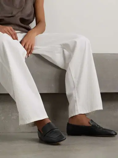 The Row Leather Loafers | Thumbnail 2 The Row Leather Loafers | Thumbnail 2
