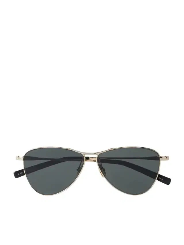 Vesper Small Aviator-style Gold-tone Sunglasses