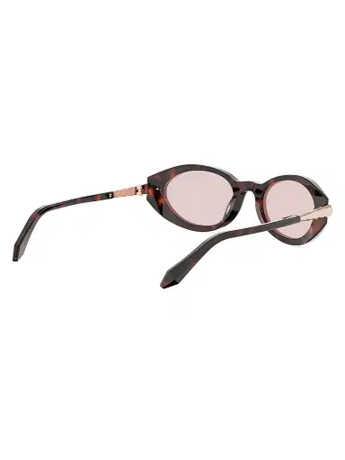 BVLGARI Women's Serpenti Viper 51MM Oval Sunglasses - Red Havana Violet | Thumbnail 6 BVLGARI Women's Serpenti Viper 51MM Oval Sunglasses - Red Havana Violet | Thumbnail 6