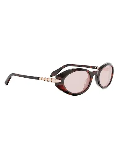 BVLGARI Women's Serpenti Viper 51MM Oval Sunglasses - Red Havana Violet | Thumbnail 8 BVLGARI Women's Serpenti Viper 51MM Oval Sunglasses - Red Havana Violet | Thumbnail 8