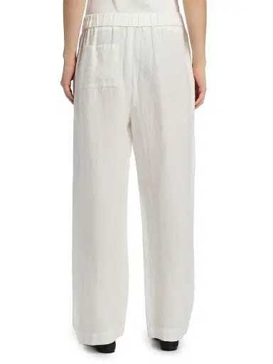 Jenni Kayne Women's Logan Relaxed Linen Pants - Ivory - Size XL | Thumbnail 5