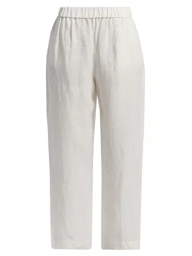 Jenni Kayne Women's Logan Relaxed Linen Pants - Ivory - Size XL | Thumbnail 1