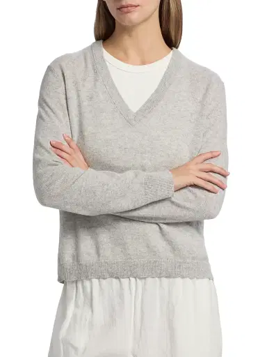 Jenni Kayne Women's Flynn Cashmere V-Neck Sweater | Thumbnail 3 Jenni Kayne Women's Flynn Cashmere V-Neck Sweater | Thumbnail 3