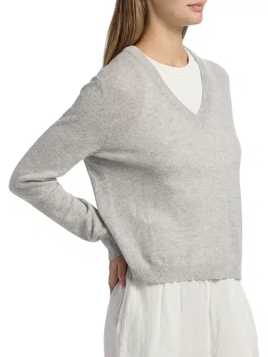 Jenni Kayne Women's Flynn Cashmere V-Neck Sweater | Thumbnail 4 Jenni Kayne Women's Flynn Cashmere V-Neck Sweater | Thumbnail 4