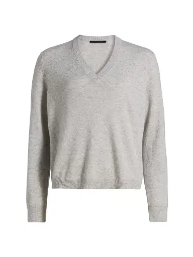 Jenni Kayne Women's Flynn Cashmere V-Neck Sweater | Thumbnail 1 Jenni Kayne Women's Flynn Cashmere V-Neck Sweater | Thumbnail 1