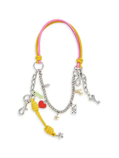 Marc Jacobs Women's The Mini Icon Chain Charm - Bow Pink Multi | Thumbnail 2