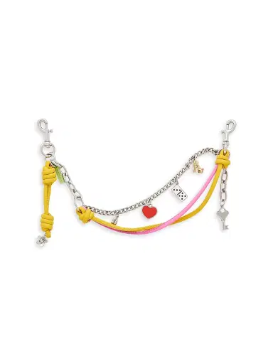 Marc Jacobs Women's The Mini Icon Chain Charm - Bow Pink Multi | Thumbnail 1