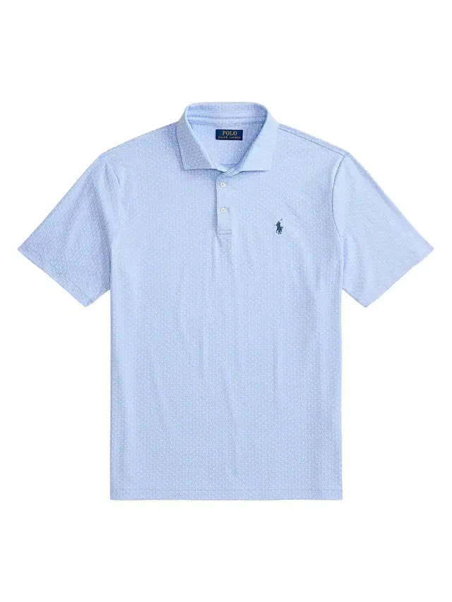 Polo Ralph Lauren Men's Classic Fit Cotton Polo Shirt - Office Blue Mini Hat Crop