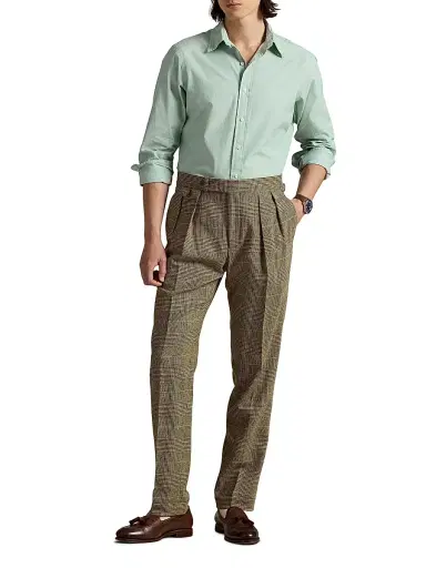 Polo Ralph Lauren Men's Classic-Fit End-On-End Shirt - Fatigue White | Thumbnail 2