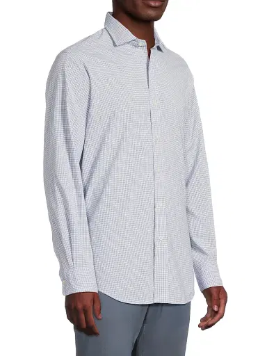Polo Ralph Lauren Men's Classic-Fit Glen Plaid Poplin Shirt - Blue Multi | Thumbnail 4 Polo Ralph Lauren Men's Classic-Fit Glen Plaid Poplin Shirt - Blue Multi | Thumbnail 4