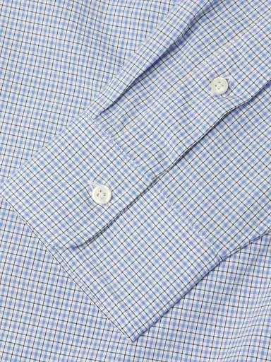 Polo Ralph Lauren Men's Classic-Fit Glen Plaid Poplin Shirt - Blue Multi | Thumbnail 6 Polo Ralph Lauren Men's Classic-Fit Glen Plaid Poplin Shirt - Blue Multi | Thumbnail 6