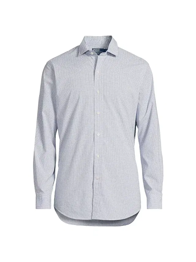 Polo Ralph Lauren Men's Classic-Fit Glen Plaid Poplin Shirt - Blue Multi