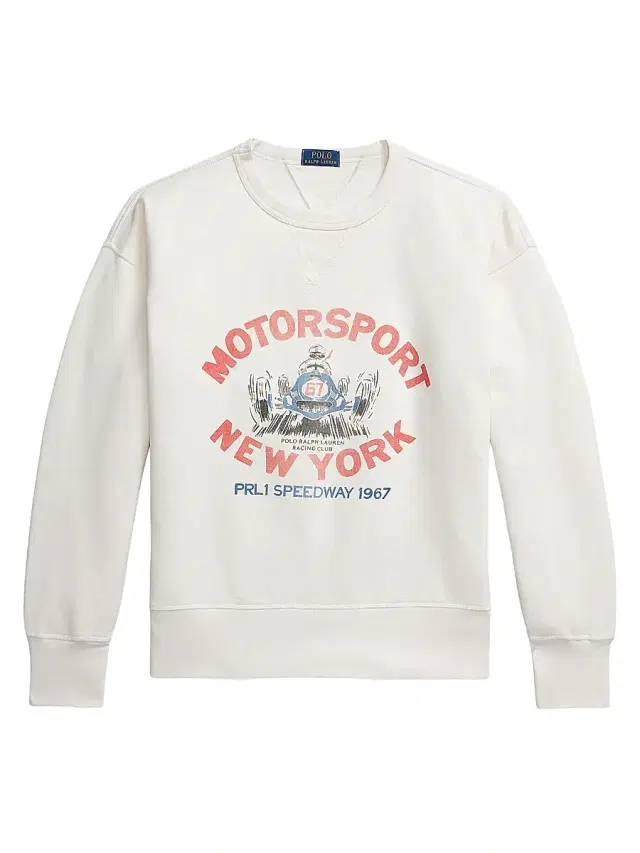 Polo Ralph Lauren Men's Vintage Graphic Fleece Crewneck Sweatshirt - Nevis