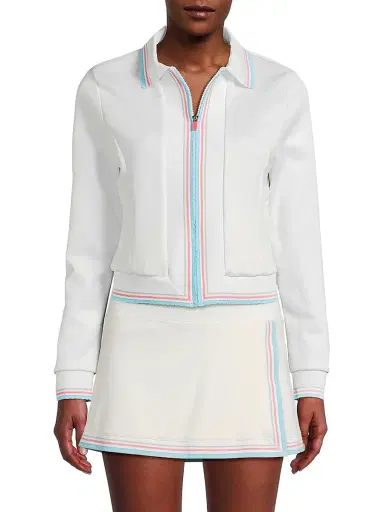 Lucky in Love Women's Retro Revival Striped Semi-Fit Jacket | Thumbnail 3 Lucky in Love Women's Retro Revival Striped Semi-Fit Jacket | Thumbnail 3