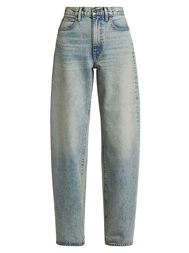 SLVRLAKE Women's Cassie Relaxed Mid-Rise Jeans - Burning Desire