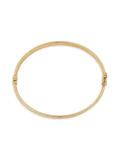 Oradina Women's 14K Yellow Gold The One Bold Bangle - Gold | Thumbnail 5