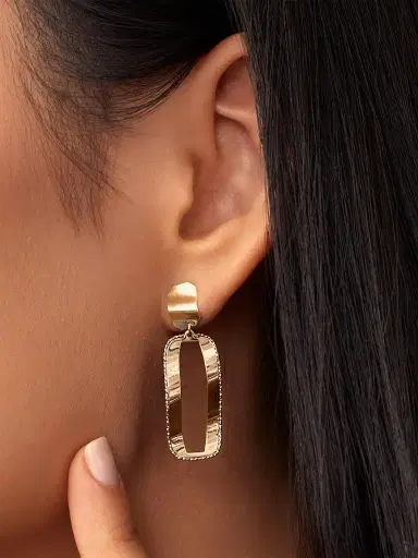 Oradina Women's 14K Yellow Gold Bellissima Drop Earrings - Gold | Thumbnail 4 Oradina Women's 14K Yellow Gold Bellissima Drop Earrings - Gold | Thumbnail 4