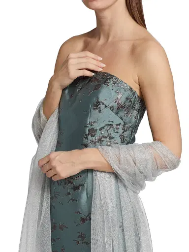 Rene Ruiz Collection Women's Come Tulle Wrap Shawl | Thumbnail 6 Rene Ruiz Collection Women's Come Tulle Wrap Shawl | Thumbnail 6