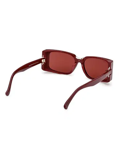 Max Mara Women's Spark 54MM Rectangular Sunglasses - Shiny Wine | Thumbnail 6 Max Mara Women's Spark 54MM Rectangular Sunglasses - Shiny Wine | Thumbnail 6