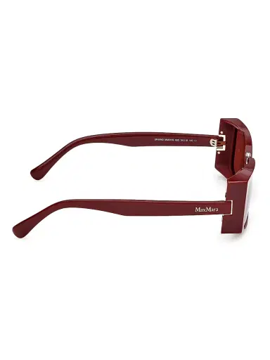 Max Mara Women's Spark 54MM Rectangular Sunglasses - Shiny Wine | Thumbnail 7 Max Mara Women's Spark 54MM Rectangular Sunglasses - Shiny Wine | Thumbnail 7