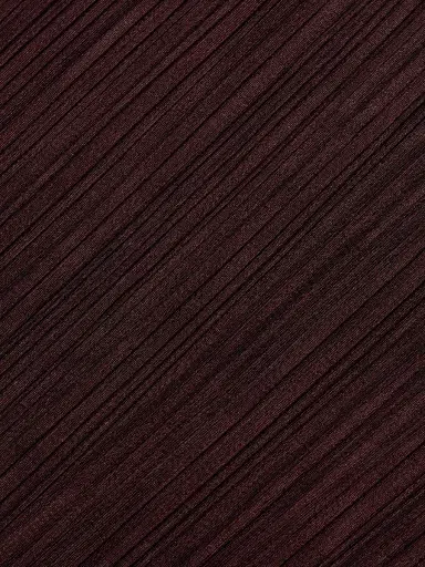 Pleats Please Issey Miyake Women's Monthly Colors: July Pleated Shirt - Dark Brown | Thumbnail 7