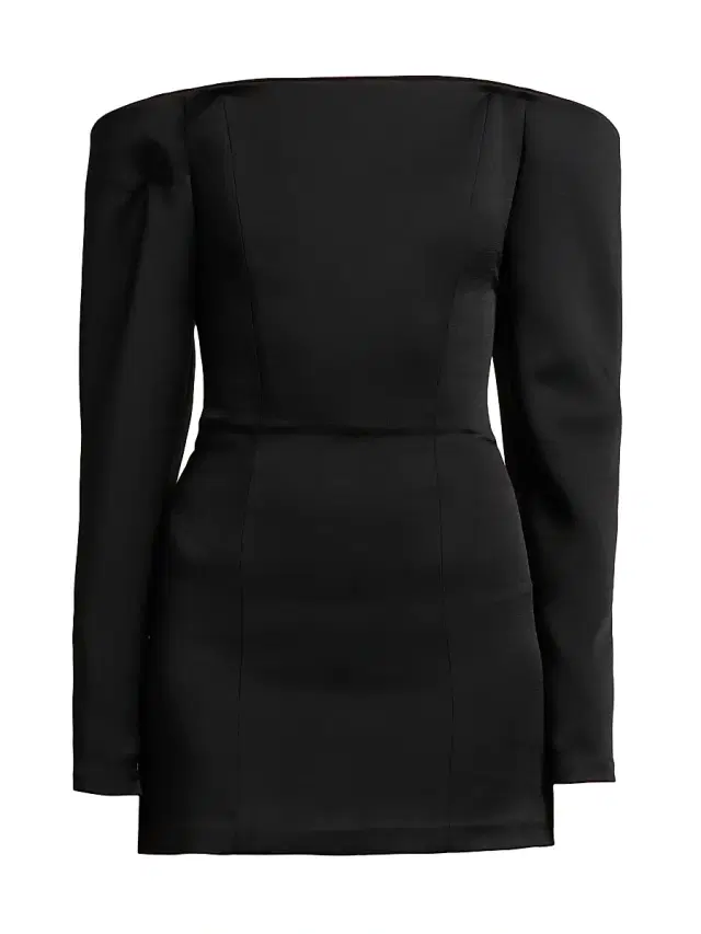 Stella McCartney Women's Satin Off-the-Shoulder Minidress - Black